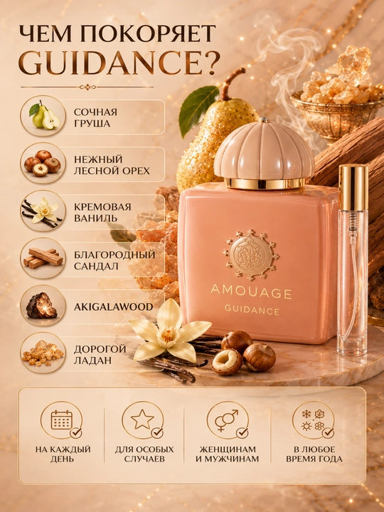 Amouage Guidance atirlar erkaklar va atirlar ayollar uchun parfum, probnik atirlar