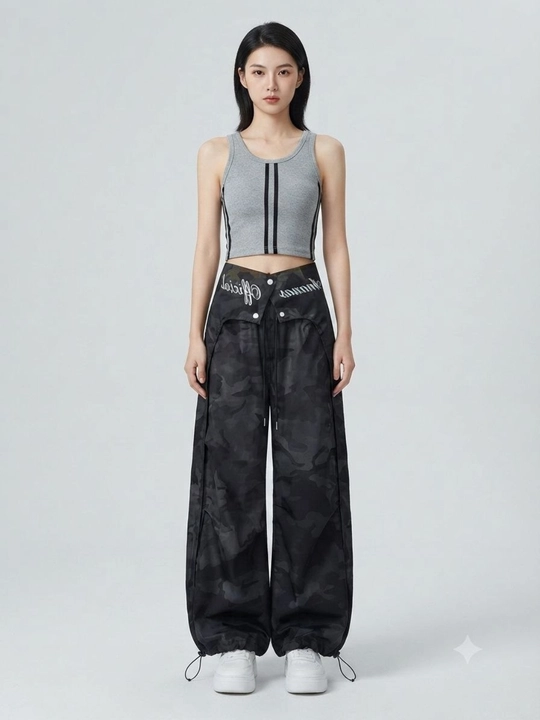 Джоггеры женские брюки на резинке повседневные oversize - 