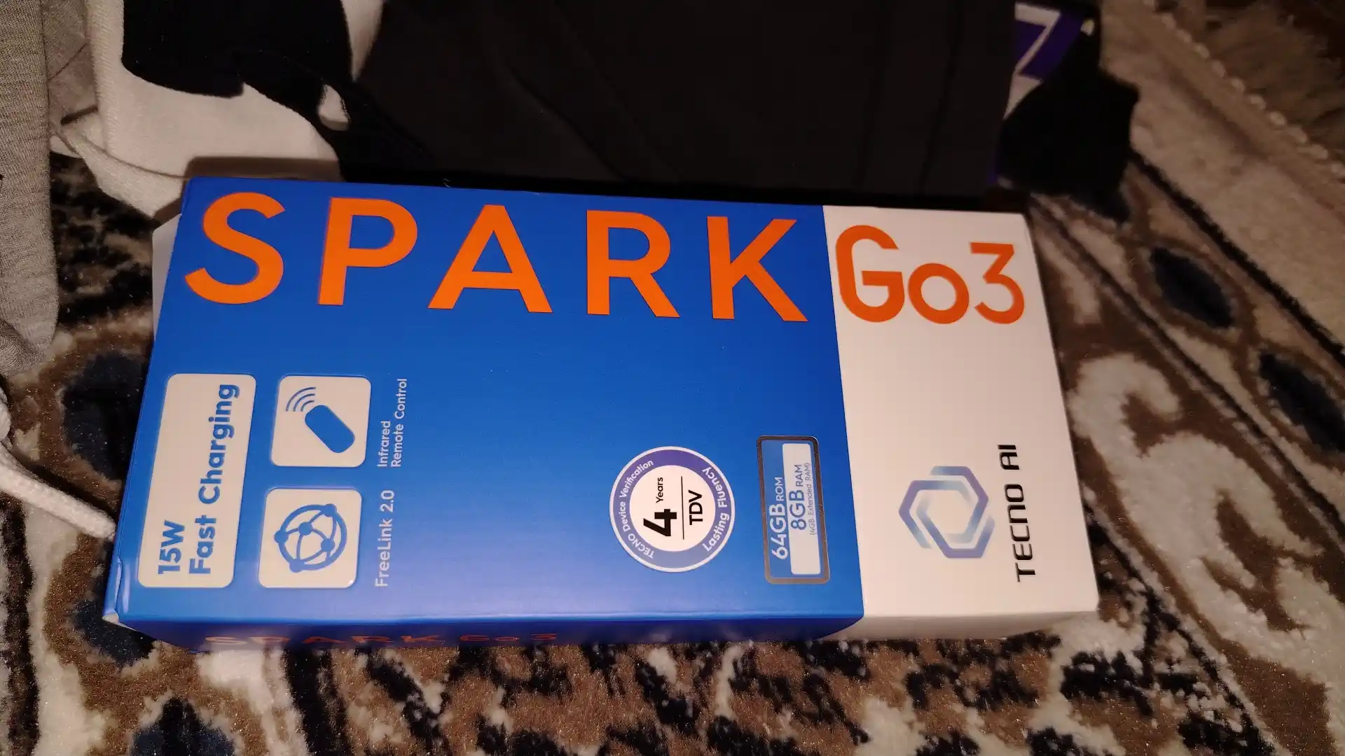 Смартфон TECNO SPARK Go 3, 120 Гц 6.75", 5000 мАч