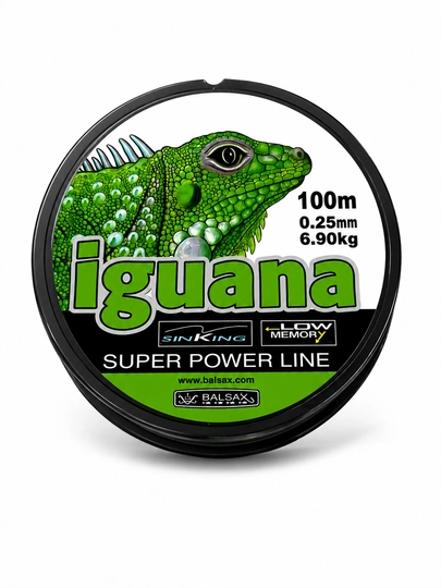 BALSAX IGUANA SUPER POWER 100 м — Прочная Монофильная Рыболовная Леска, Не Запутывается