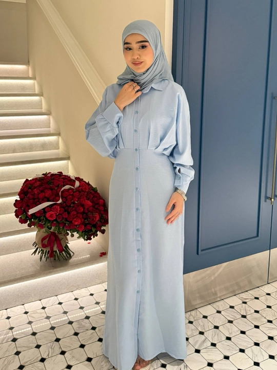 Женское длинное платье, Free Size 46–50, с поясом, повседневное