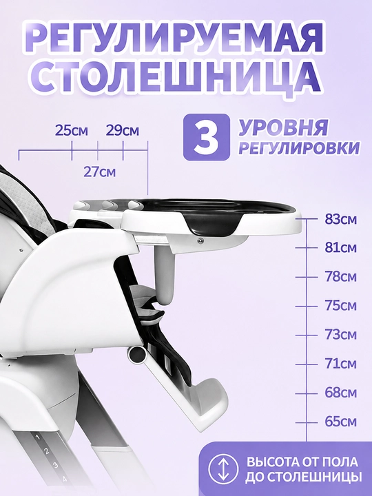 Стульчик для кормления ребенка, многофункциональный обеденный стул, 4 в 1