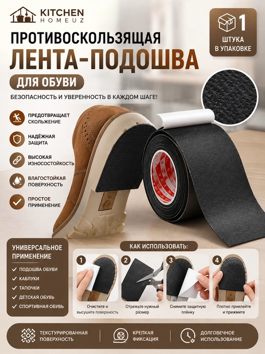 Oyoq kiyim uchun sirpanishga qarshi lenta