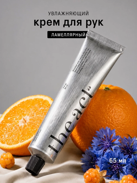 The Act Ламеллярный крем для рук, 65 мл, увлажняющий и питательный уход за руками