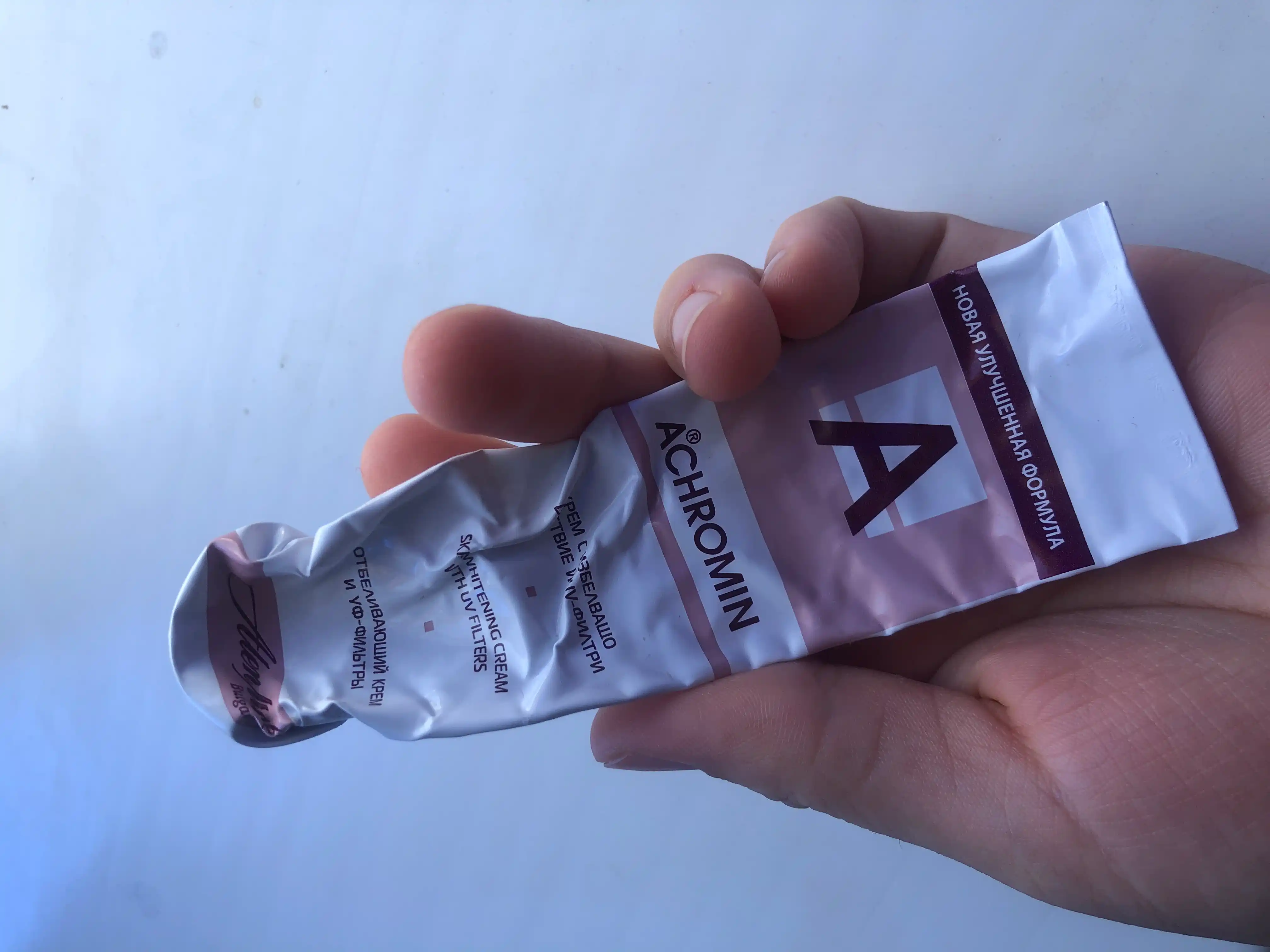 Yuz va tana uchun oqartiruvchi Achromin kremi, intim sohalar uchun ham mos, 45 ml