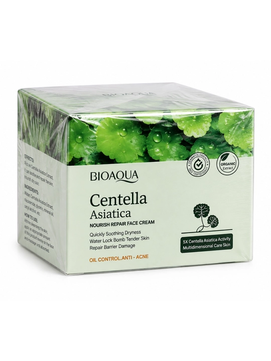 Крем для лица BIOAQUA Centella Asiatica Nourish Repair с экстрактом центеллы азиатской 50г