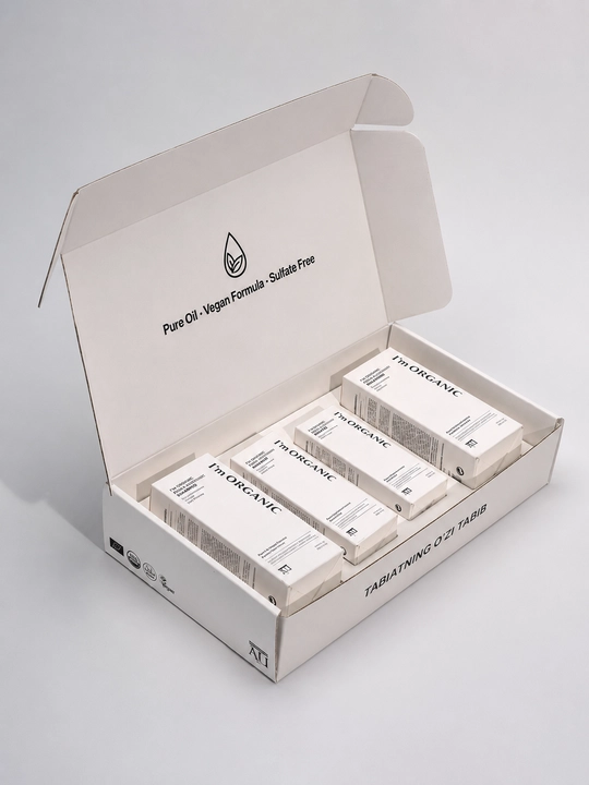 Soch parvarishi uchun to'plam I'M ORGANIC, 5 bosqichli - 