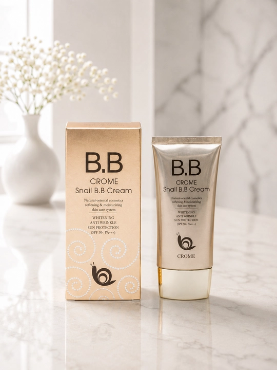 CROME Snail BB Cream salyangoz mutsinli BB krem SPF50 PA+++ namlantiruvchi - 