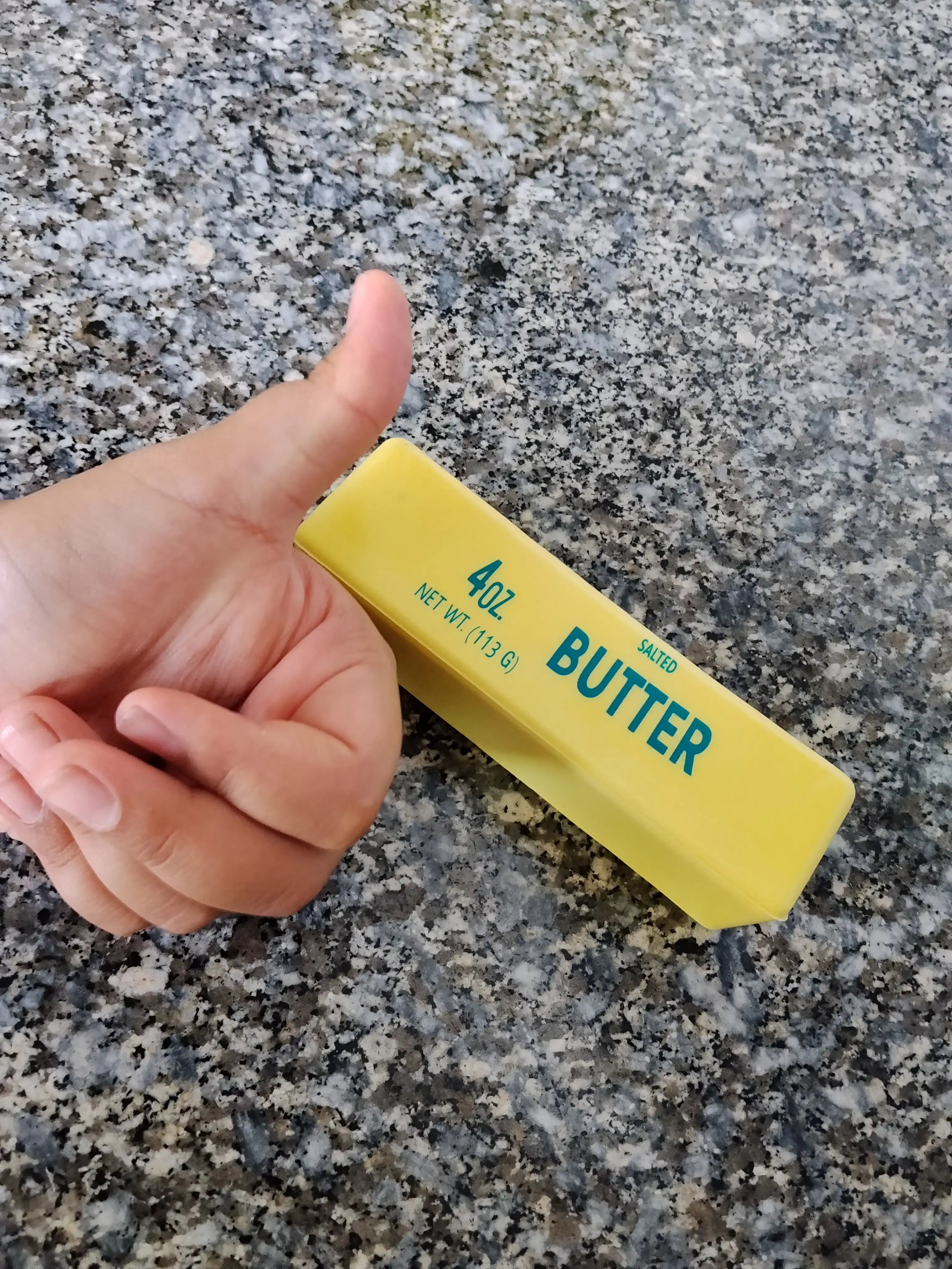 Butter Squishy Anti Stress O‘yinchoq, Sekin Qaytuvchi Yumshoq Sariyog‘ Shaklidagi