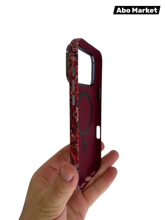 IPhone 17 Pro / Pro Max / 17 Air uchun Luxo Life karbon magnitli g‘ilof Anti-shock
