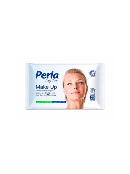 Влажные салфетки для снятия макияжа PERLA Make Up Mak.Tem., 20×48 шт - 