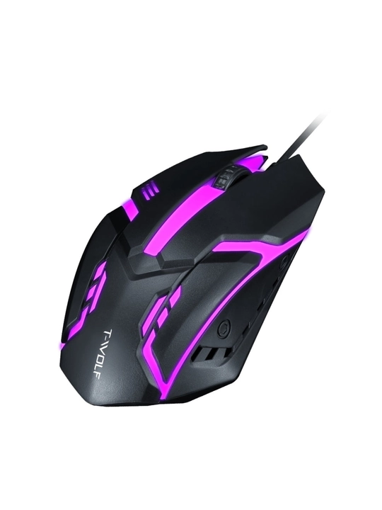 Игровая компьютерная мышь, проводная, с RGB подсветкой (для игр и офиса)