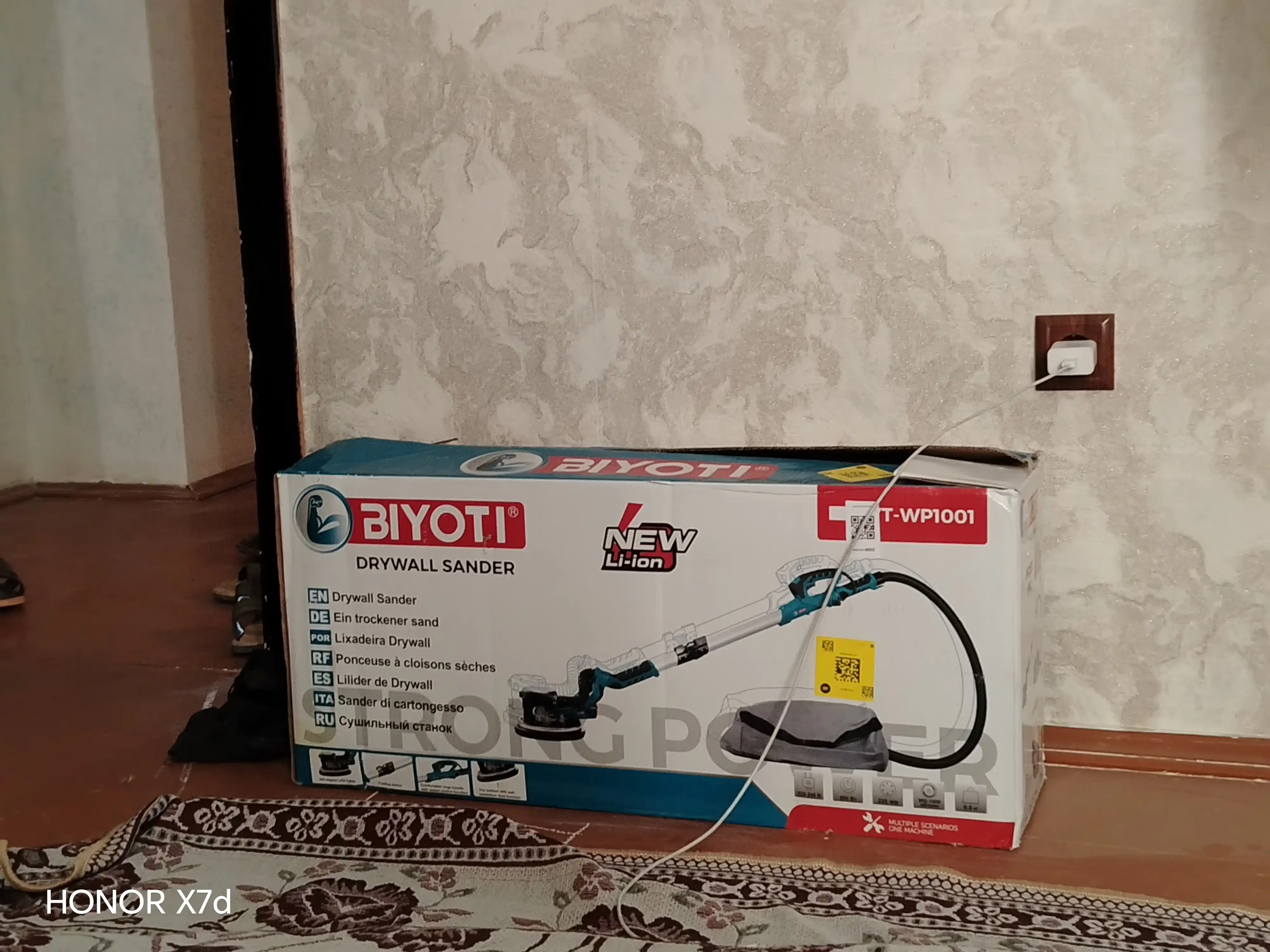 Devor va shiftni silliqlash mashinasi, shlipofka, shlefmashina,  Biyoti BYT-WP1001