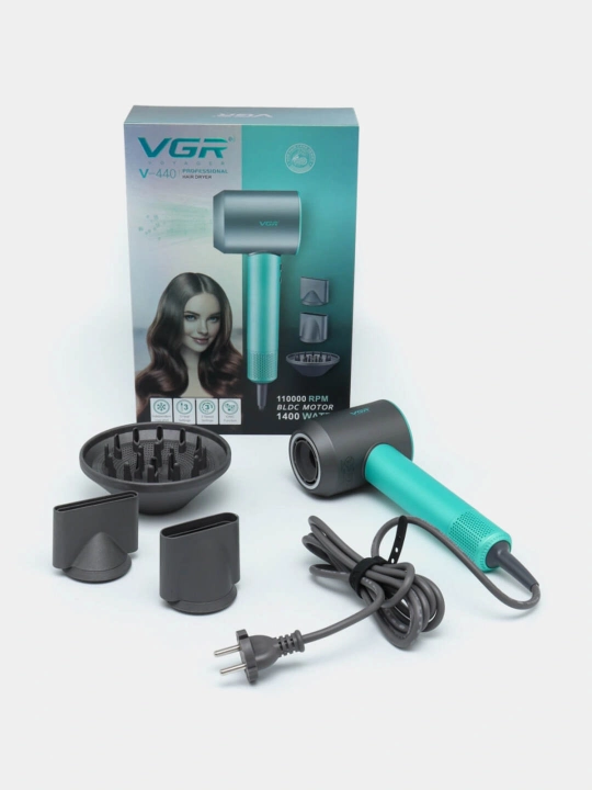 VGR V-440/V-446 soch quritgichi, 1200 Vt, konsentrator nasadkasi bilan