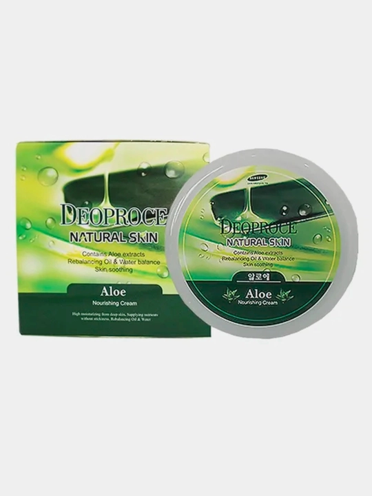 Deoproce Natural Skin Oziqlantiruvchi Aloe Yuz Kremi 100 ml - 