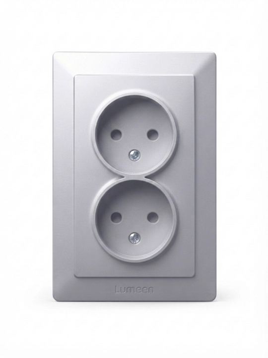 Ikki qavatli elektr rozetka Lumeen (Double Socket)