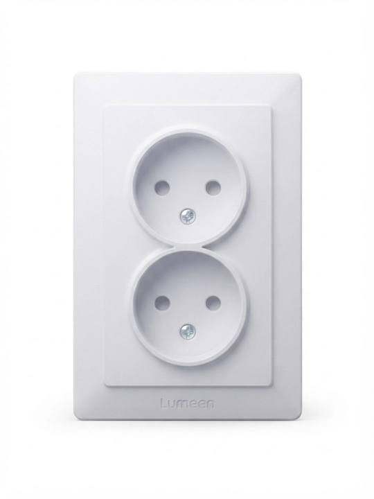 Ikki qavatli elektr rozetka Lumeen (Double Socket)