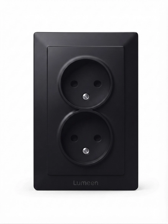 Ikki qavatli elektr rozetka Lumeen (Double Socket)
