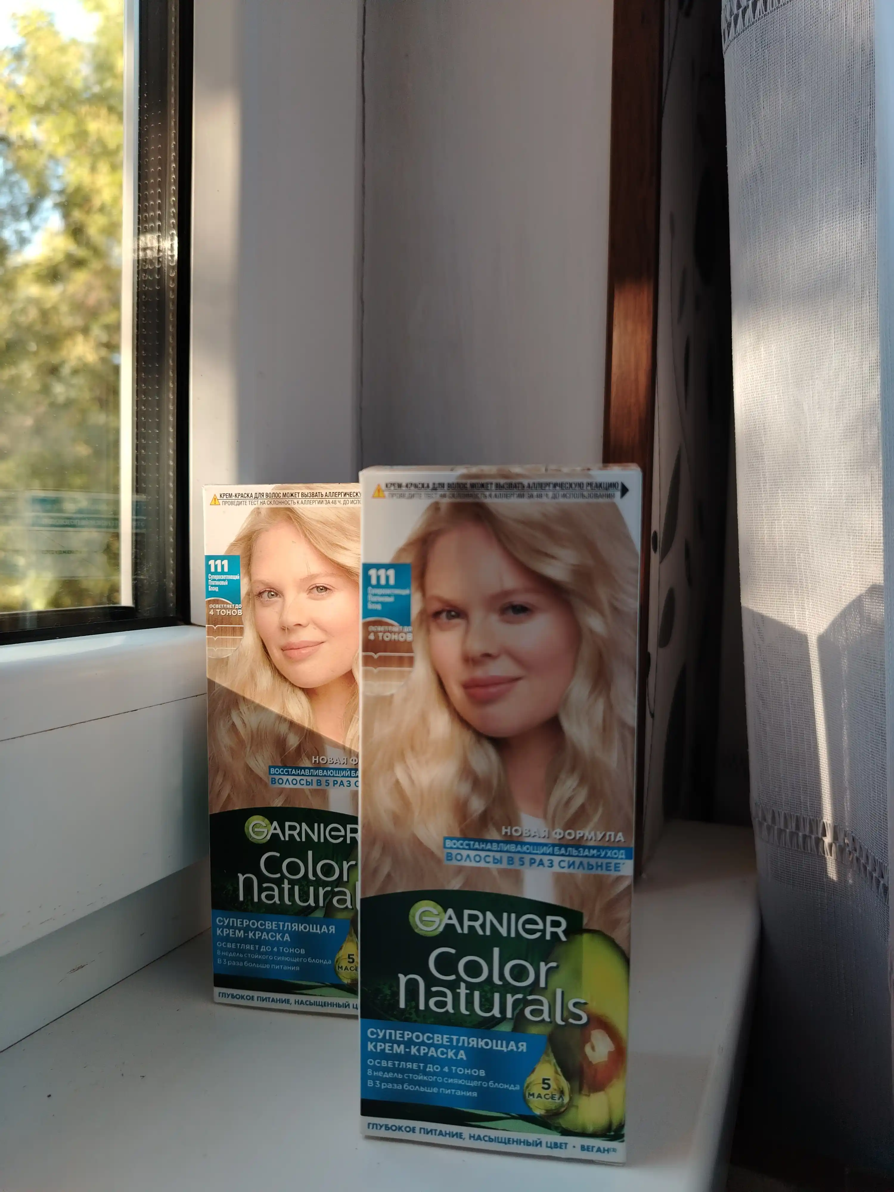 Garnier "Color Naturals" soch uchun chidamli ozuqaviy bo‘yoq kremi, 111 rangli Pl.Blond
