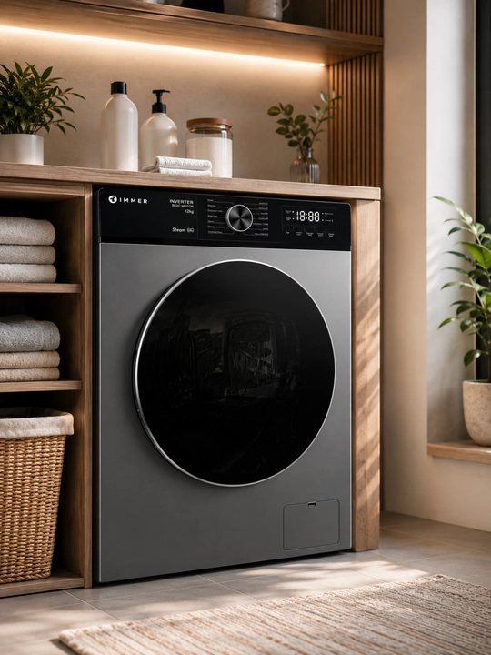 Стиральная машина IMMER BLACK T12 — современная автоматическая стиральная машина