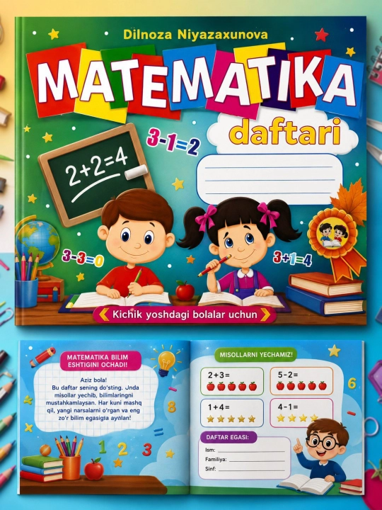 Тетрадь по математике для 1–4 классов. Формат А4, 64 листа