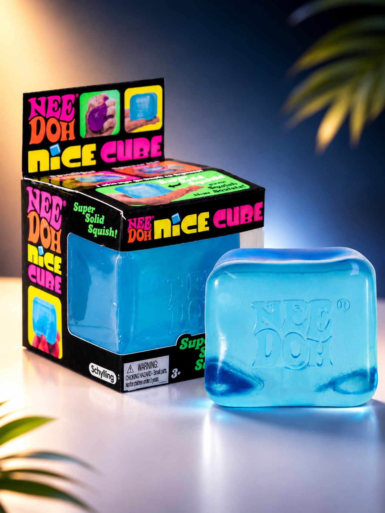 NeeDoh Nice Cube — антистресс сквиш кубик, сенсорная игрушка для детей и взрослых
