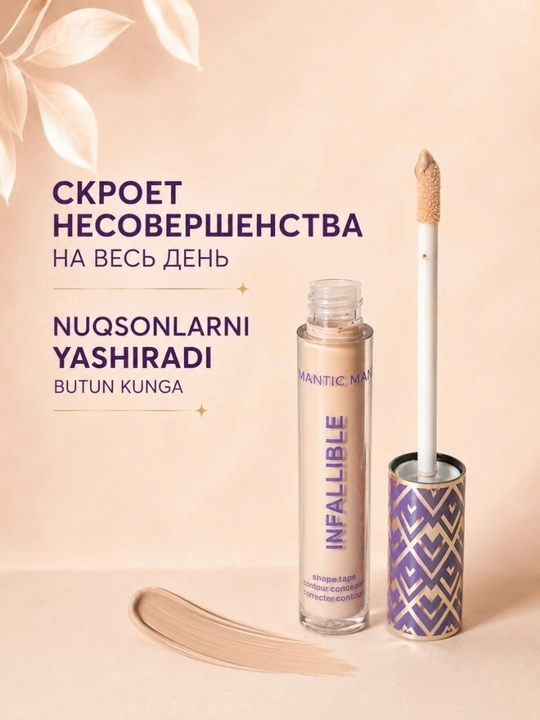 Консилер для лица, глаз маскирующий корректор от темных кругов, прыщей и несовершенств, 6 тонов
