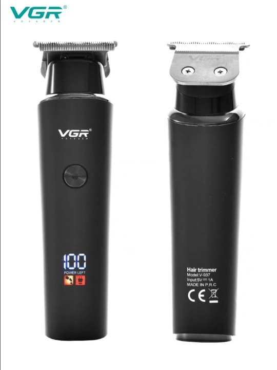 Professional simsiz soch va soqol olish kesish mashinkasi trimmer VGR V-937, LCD displeyli
