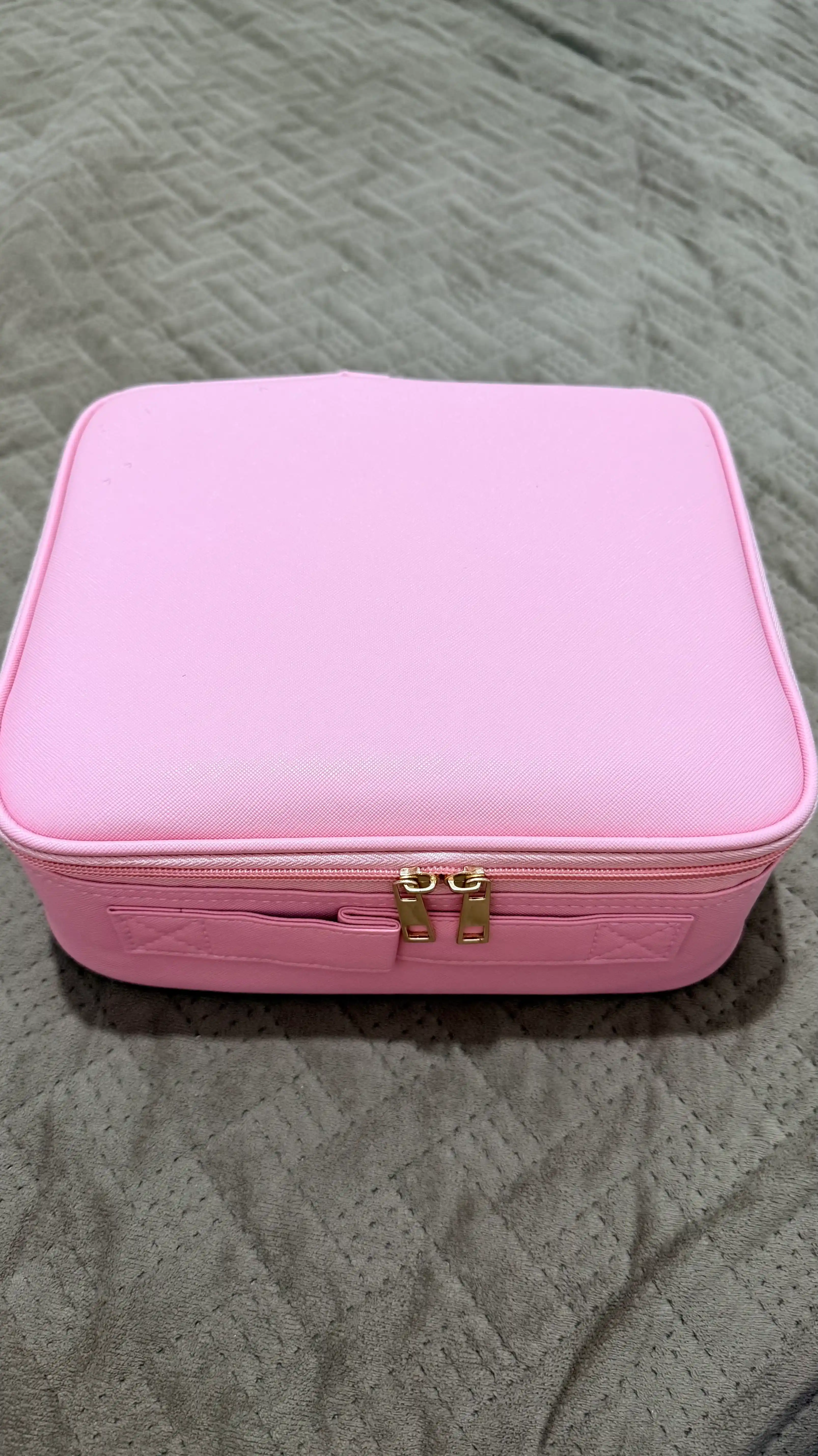 Kosmetik sumka, namga chidamli, keys kosmetika uchun, bo‘limli, cho‘tkalar uchun orgayner
