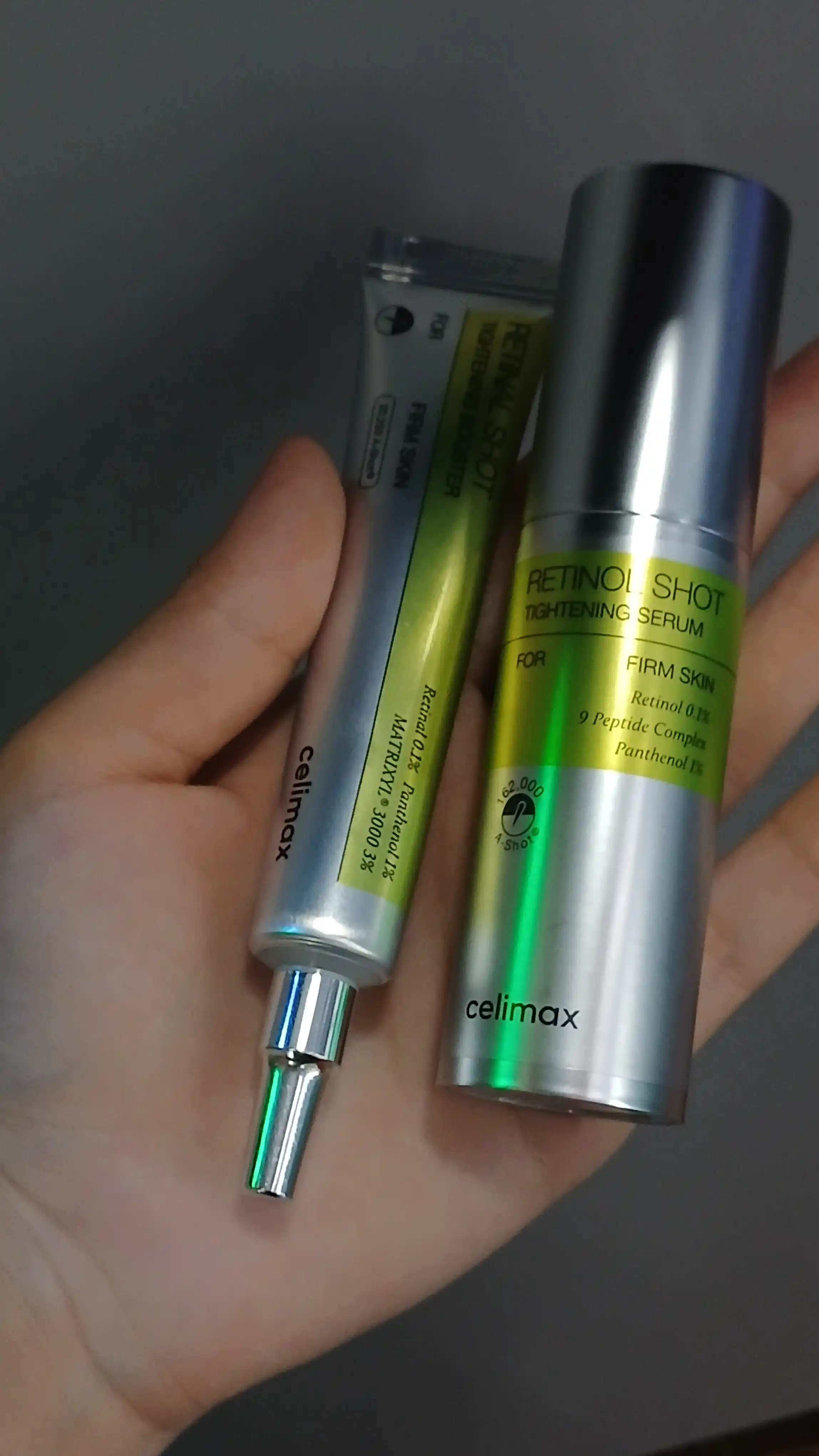 Celimax Retinol Shot: лифтинг-бустер и сыворотка, c ретинолом и микроиглами
