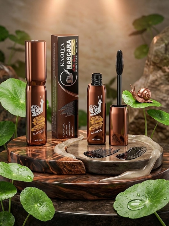 Kaoiya suvga chidamli kirpik tushi, hajm beruvchi va qayiruvchi qora tush, 10 ml - 