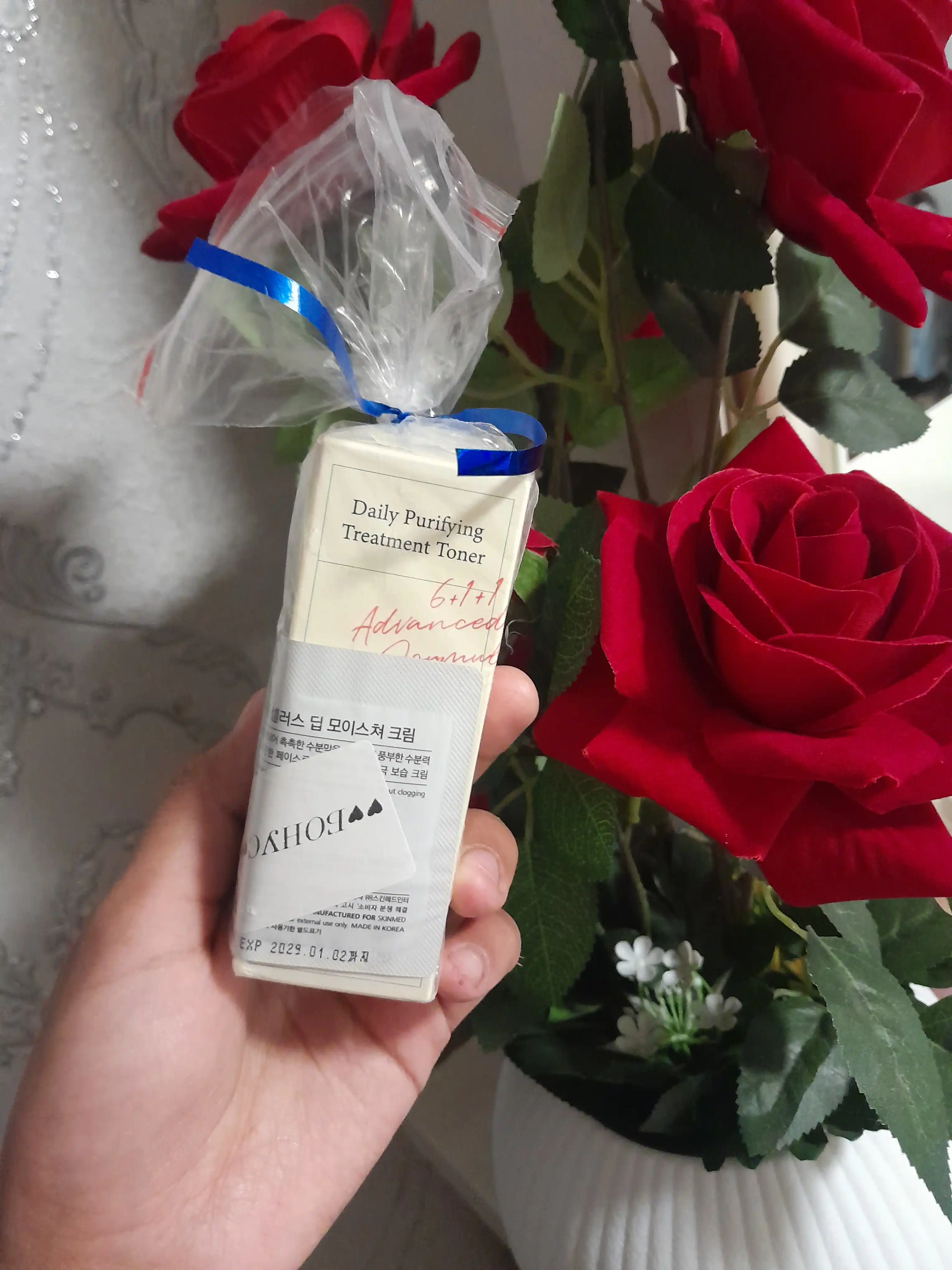 AXIS-Y yuz terisini tiklash uchun uch karra PDRN bilan oqartiruvchi gel-toner