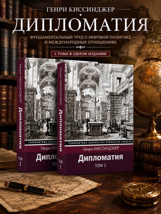 Дипломатия, комплект из 2 книг, Генри Киссинджер - 