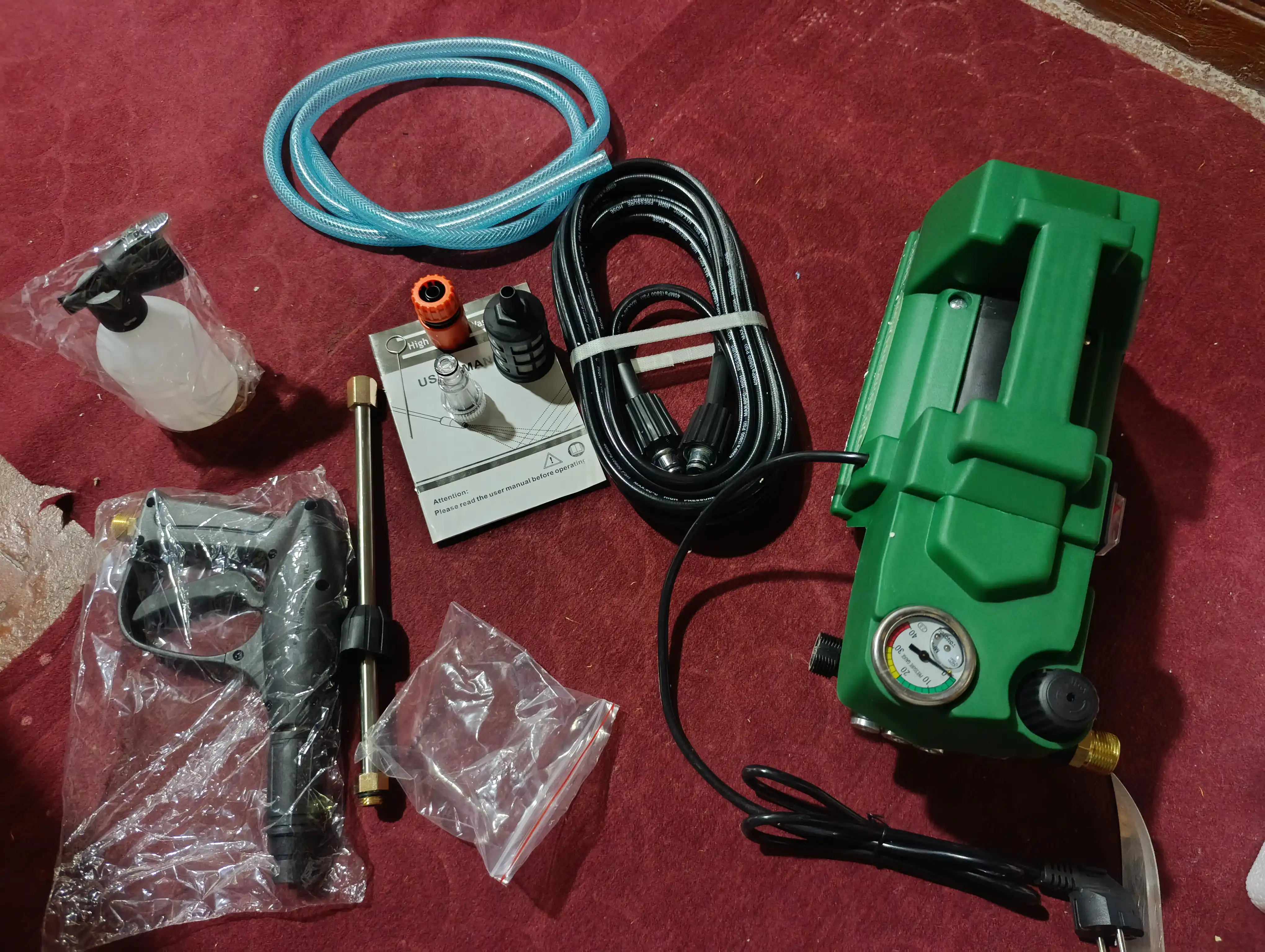 Yuqori bosimli avtomobil yuvish moslamasi MOON 2200 W, karcher, avtomoyka