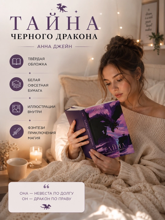Книга Анна Джейн:«Тайна черного дракона»,цикл «Нежеланная невеста»твердый переплет, CLEVER