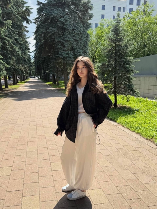 Ayollar uchun Oversize kapyushonli Dvoyka kostyum | Standart razmer 44–48
