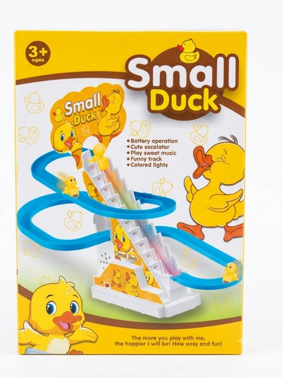 Детский трек с уточками Small Duck музыкальный со светом и лестницей