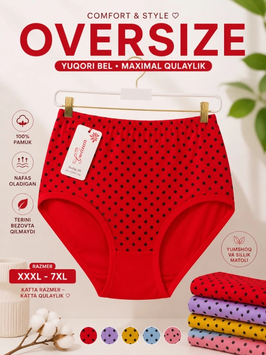 Qizlar va ayollar uchun chiroyli ayollar trusiklari