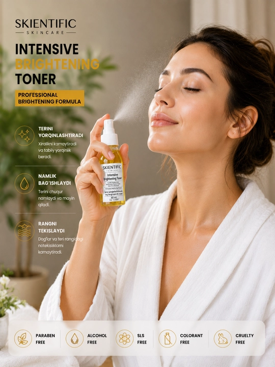 Осветляющий тонер SKIENTIFIC Intensive Brightening Toner 60 мл