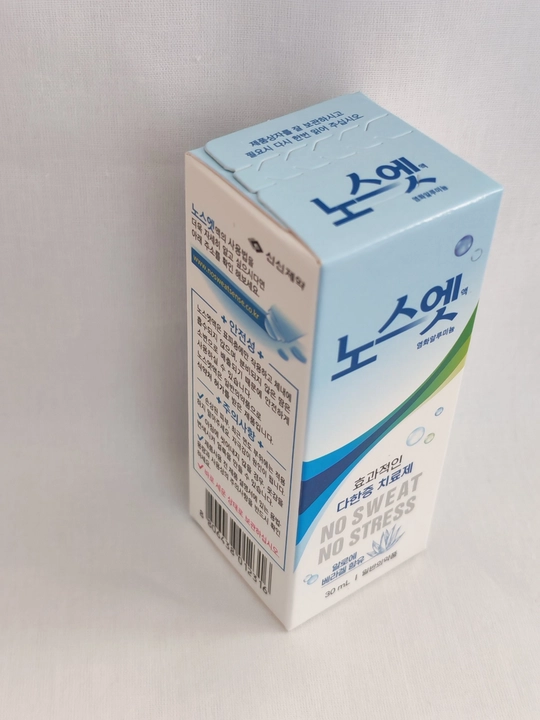 Koreya dezodorant-antiperspiranti No Sweat No Stress, kuchli terlashga qarshi, 30 ml