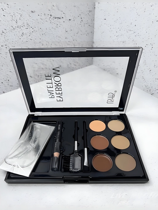 6 rangli qosh bo'yash va shakllantirish to'plami, Eyebrow Complete Kit