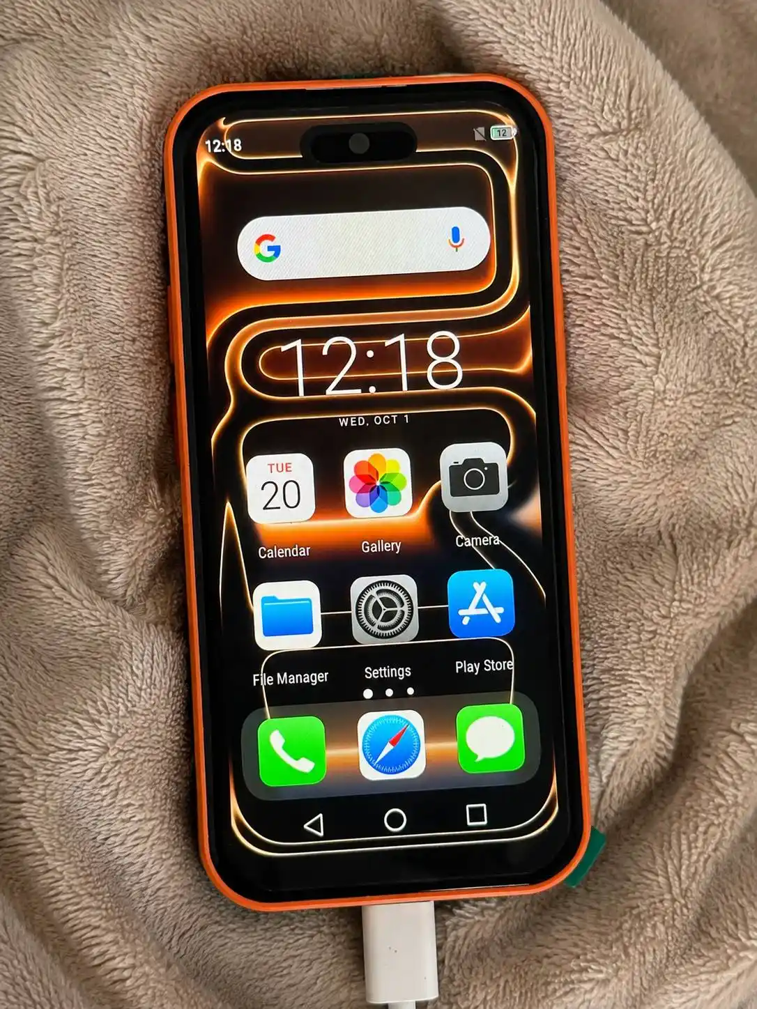 Mini sensorli ekranli telefon, mini smartfon, Android 12, 2/16 GB 4,5 dyuymli diagonal