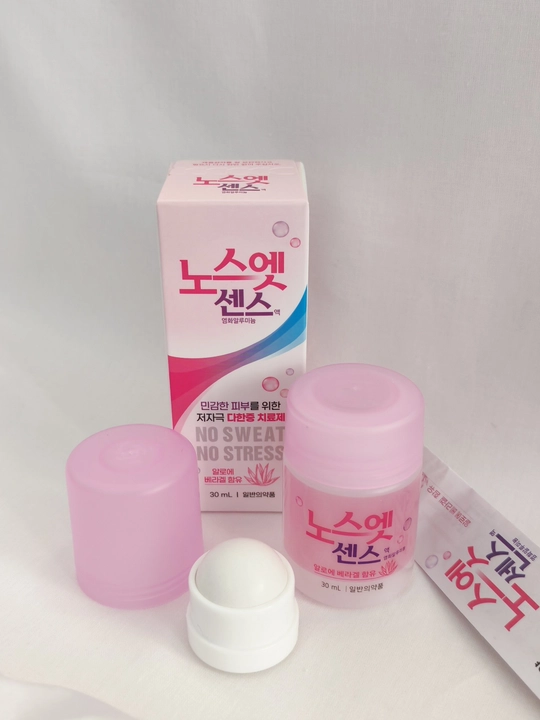 Koreya dezodorant-antiperspiranti No Sweat No Stress, kuchli terlashga qarshi, 30 ml
