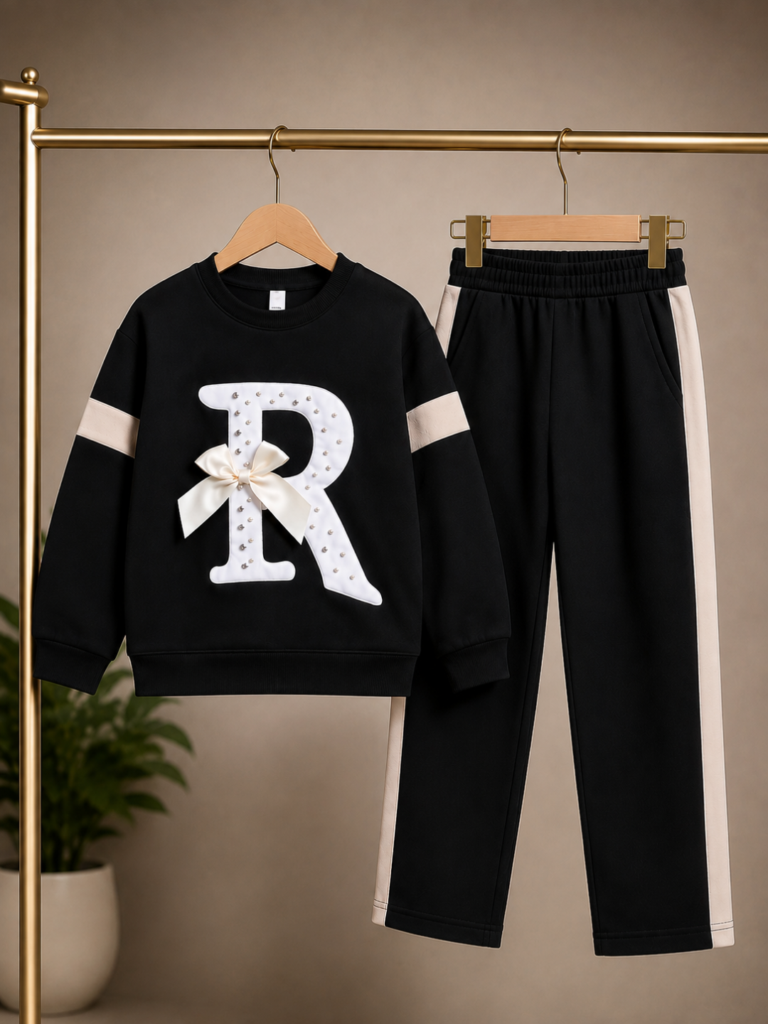 Qizlar uchun sport dvoyka, kundalik kostyum, yengil polyester komplekt, 2 qismli kiyim
