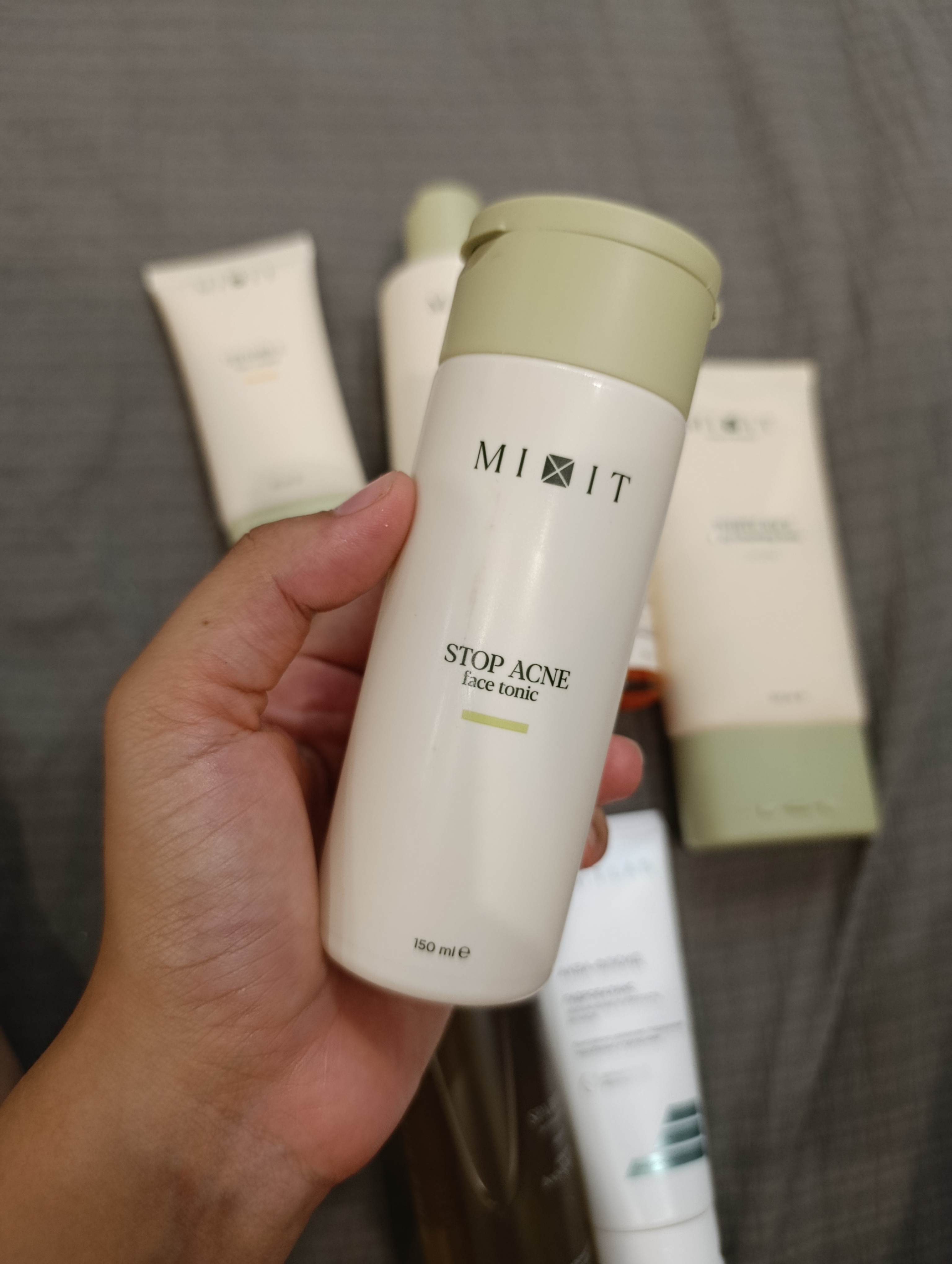 MIXIT Stop Acne очищающий тоник для лица против прыщей, 150 мл
