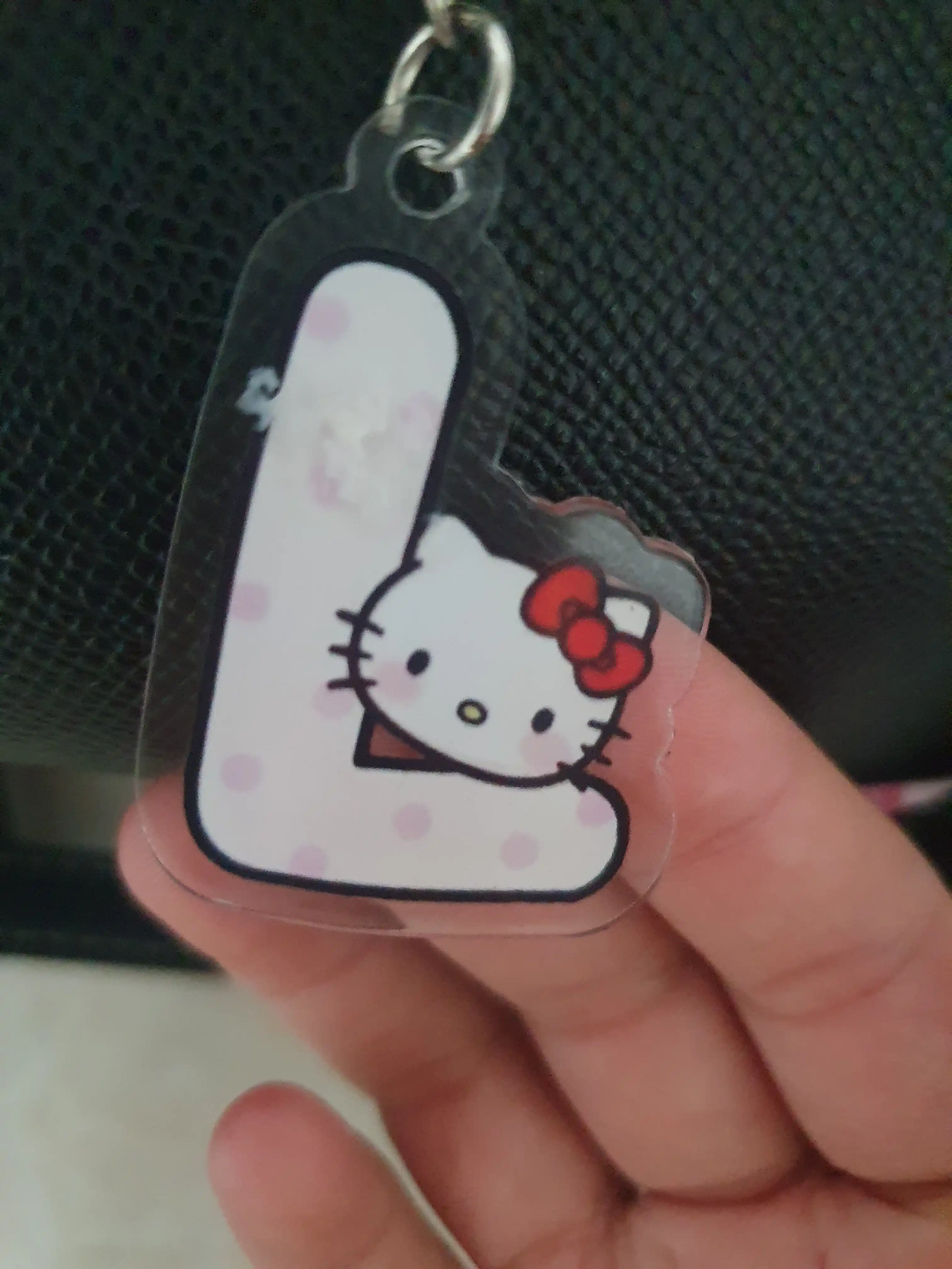 Hello Kitty sumka va kalitlari uchun yoqimli breloklar