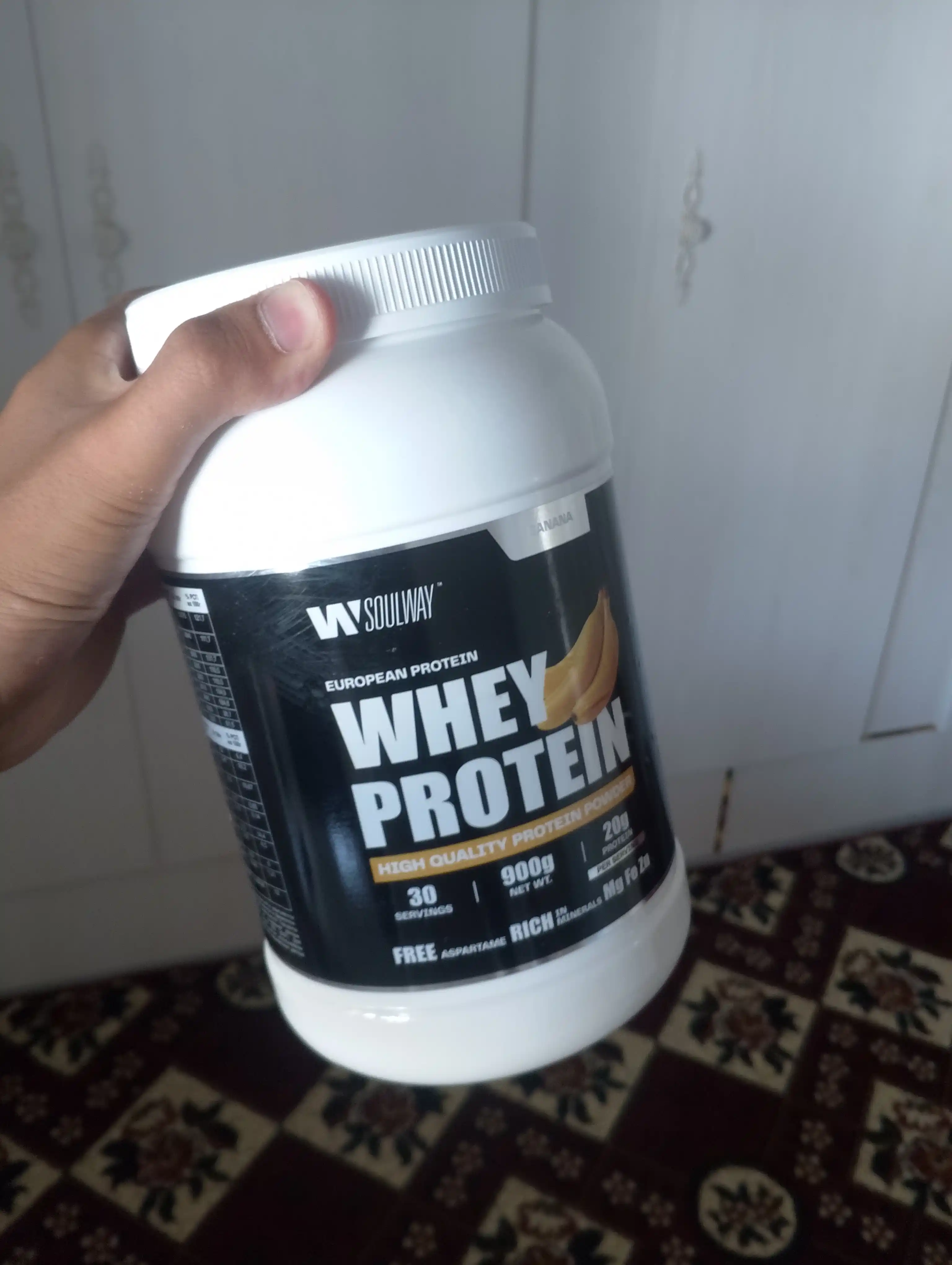 Protein Whey zardobli, Soul Way, Halal, ozish uchun sport ozuqasi