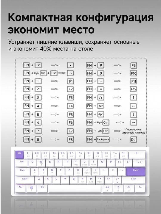 Geymerlar uchun RGB yoritilgan AJAZZ o‘yin klaviaturasi mexanik / membranali