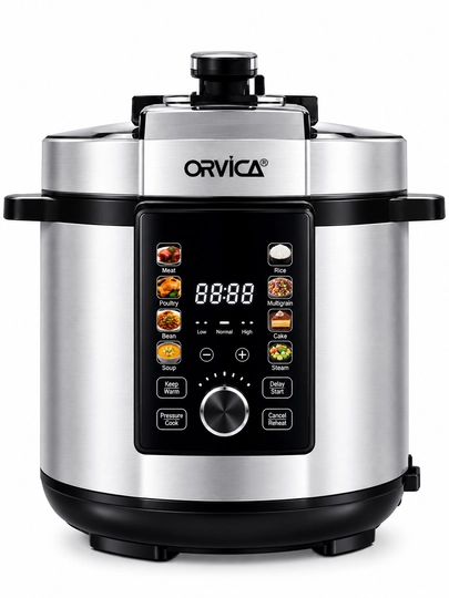 Мультиварка ORVICA ORM-6209, 1000 Вт, рисоварка, пароварка, rice cooker