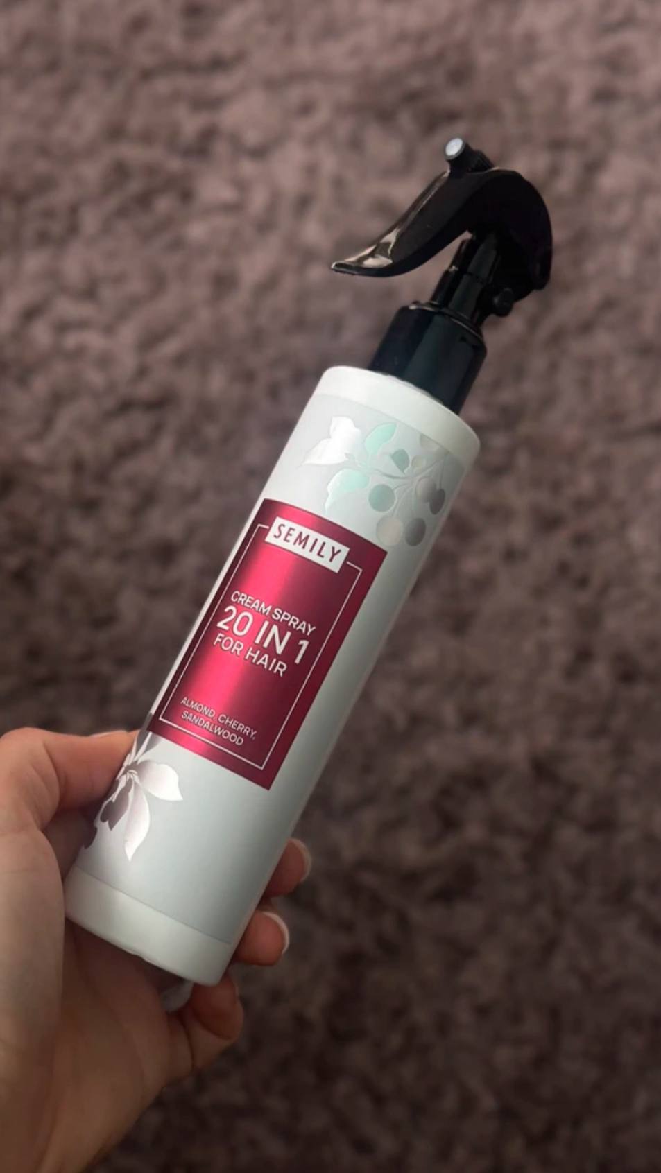 Sochlar uchun 25 in 1, SEMILY, 200 ml issiqlikdan himoyalovchi krem-sprey